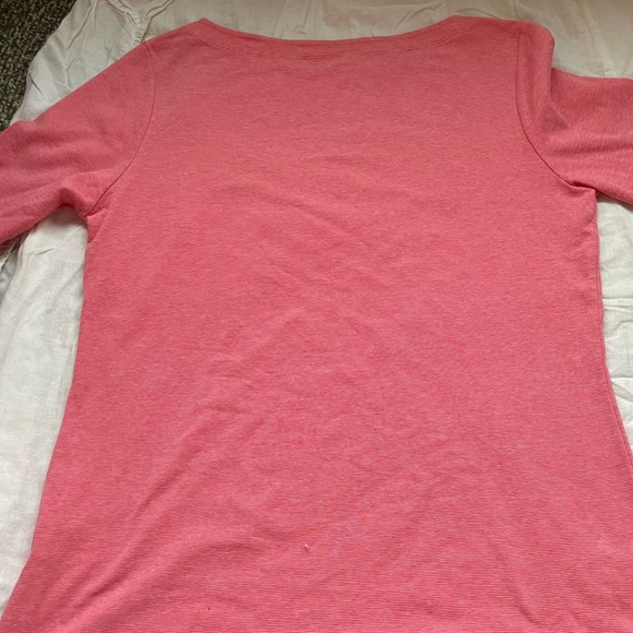 Segments Women’s XL Boatneck Pink/White t-shirt - Picture 5 of 6